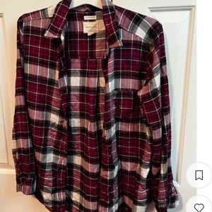 American eagle woman’s flannel 
worn once